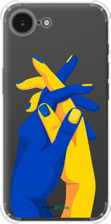 Силикон с усиленными углами чехол Stand With Ukraine для Apple iPhone SE 4 - 5255sp-3652 изображение 