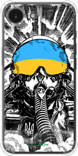 Силикон с усиленными углами чехол Призрак Киева v3 для Apple iPhone SE 4 - 5307sp-3652 изображение 