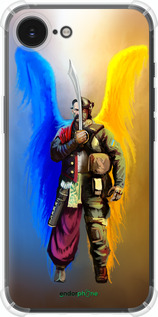 Силіконовий протиударний с посиленими кутами чехол Воїн Ангел  для Apple iPhone 16e - 5317sp-3971 изображение 