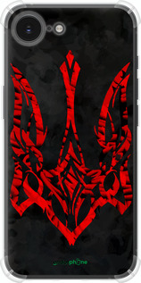 Силикон с усиленными углами чехол Герб Украины v4 для Apple iPhone SE 4 - 5319sp-3652 изображение 