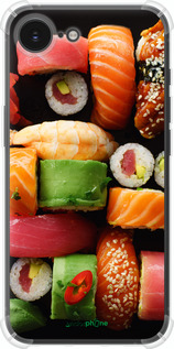 Силіконовий протиударний с посиленими кутами чехол Суші v2 для Apple iPhone SE 4 - 5539sp-3652 изображение 