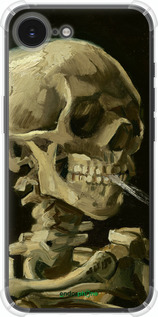Силикон с усиленными углами чехол Винсент Ван Гог. Череп для Apple iPhone SE 4 - 5544sp-3652 изображение 
