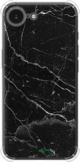 Силикон с усиленными углами чехол Черный мрамор v2 для Apple iPhone SE 4 - 5568sp-3652 изображение 