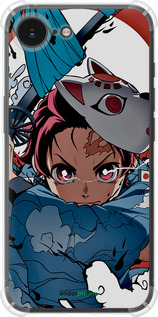 Силикон с усиленными углами чехол Танджиро Камадо для Apple iPhone SE 4 - 5574sp-3652 изображение 