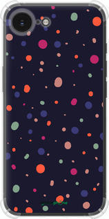 Силикон с усиленными углами чехол Горошек v2 для Apple iPhone 16e - 5599sp-3971 изображение 