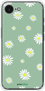 Силикон с усиленными углами чехол Ромашки v4 для Apple iPhone SE 4 - 5603sp-3652 изображение 