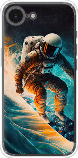 Силіконовий протиударний с посиленими кутами чехол Сноубордист для Apple iPhone SE 4 - 5604sp-3652 изображение 