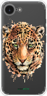 Силіконовий протиударний с посиленими кутами чехол Леопард v2 для Apple iPhone SE 4 - 5606sp-3652 изображение 