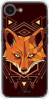 Силикон с усиленными углами чехол Лиса геометрия для Apple iPhone SE 4 - 5607sp-3652 изображение 