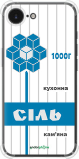 Силіконовий протиударний с посиленими кутами чехол Сіль UA для Apple iPhone SE 4 - 5625sp-3652 изображение 