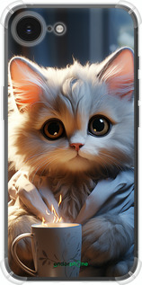 Силикон с усиленными углами чехол White cat для Apple iPhone SE 4 - 5646sp-3652 изображение 