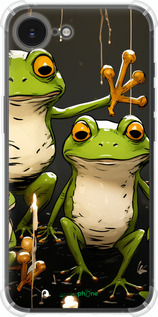 Силикон с усиленными углами чехол Жабки 2 для Apple iPhone SE 4 - 5657sp-3652 изображение 