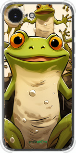Силикон с усиленными углами чехол Веселая жаба для Apple iPhone SE 4 - 5658sp-3652 изображение 