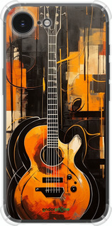 Силіконовий протиударний с посиленими кутами чехол Чохол для телефону Помаранчева гітара для Apple iPhone SE 4 - 5934sp-3652 изображение 