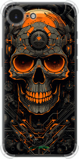 Силикон с усиленными углами чехол Череп для Apple iPhone SE 4 - 5952sp-3652 изображение 