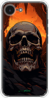 Силикон с усиленными углами чехол Череп в пещере для Apple iPhone SE 4 - 5959sp-3652 изображение 