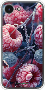 Силикон с усиленными углами чехол Морозные ягоды для Apple iPhone SE 4 - 6033sp-3652 изображение 