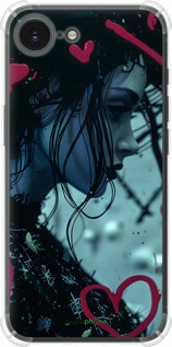 Силіконовий протиударний с посиленими кутами чехол XO Love v2 для Apple iPhone SE 4 - 6057sp-3652 изображение 