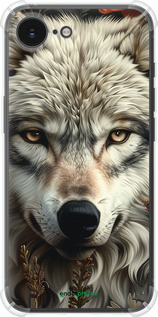 Силикон с усиленными углами чехол Волчий взгляд для Apple iPhone SE 4 - 6066sp-3652 изображение 