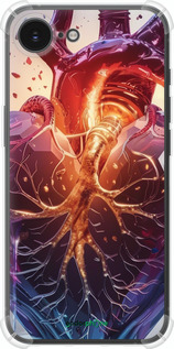 Силіконовий протиударний с посиленими кутами чехол Crystal Heart для Apple iPhone 16e - 6070sp-3971 изображение 