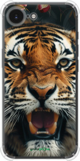 Силикон с усиленными углами чехол Тигровое величие для Apple iPhone SE 4 - 6080sp-3652 изображение 