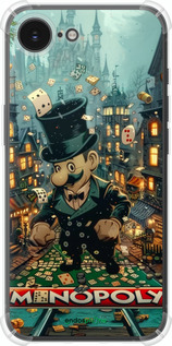 Силіконовий протиударний с посиленими кутами чехол Казковий Monopoly для Apple iPhone SE 4 - 6086sp-3652 изображение 
