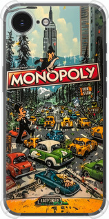 Силіконовий протиударний с посиленими кутами чехол Міський драйв Monopoly для Apple iPhone SE 4 - 6088sp-3652 изображение 