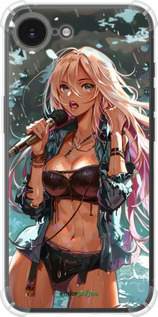 Силикон с усиленными углами чехол Аниме-звезда под водопадом для Apple iPhone 16e - 6121sp-3971 изображение 