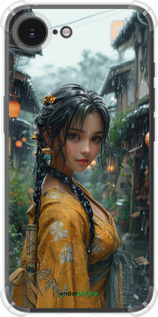 Силіконовий протиударний с посиленими кутами чехол Anime-girl для Apple iPhone SE 4 - 6133sp-3652 изображение 