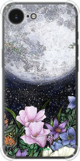 Силикон с усиленными углами чехол Полночь в саду для Apple iPhone 16e - 6259sp-3971 изображение 