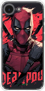 Силикон с усиленными углами чехол Дедпул для Apple iPhone SE 4 - 6293sp-3652 изображение 