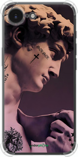 Силіконовий протиударний с посиленими кутами чехол Давид для Apple iPhone SE 4 - 6302sp-3652 изображение 