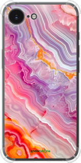 Силикон с усиленными углами чехол Мрамор 2 для Apple iPhone SE 4 - 6307sp-3652 изображение 