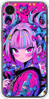 Силіконовий протиударний с посиленими кутами чехол Аніме мілаха для Apple iPhone SE 4 - 6314sp-3652 изображение 