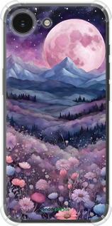 Силикон с усиленными углами чехол Ночь луна арт для Apple iPhone SE 4 - 6319sp-3652 изображение 