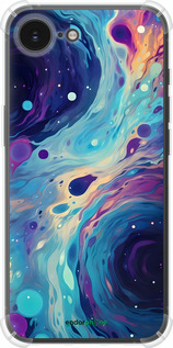 Силикон с усиленными углами чехол Арт акварель для Apple iPhone 16e - 6329sp-3971 изображение 