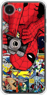 Силикон с усиленными углами чехол Человек паук 2 для Apple iPhone SE 4 - 6333sp-3652 изображение 