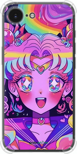 Силикон с усиленными углами чехол Сейлор Мун 3 для Apple iPhone 16e - 6352sp-3971 изображение 