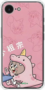 Силикон с усиленными углами чехол Том и джерри 2 для Apple iPhone SE 4 - 6359sp-3652 изображение 