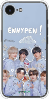 Силіконовий протиударний с посиленими кутами чехол Енхайпен для Apple iPhone SE 4 - 6362sp-3652 изображение 