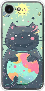 Силикон с усиленными углами чехол Милый котик для Apple iPhone SE 4 - 6364sp-3652 изображение 