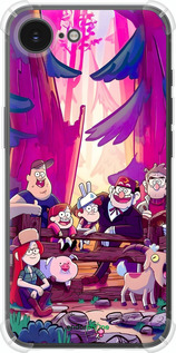 Силикон с усиленными углами чехол Гравити Фолз для Apple iPhone 16e - 6365sp-3971 изображение 