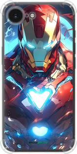 Силіконовий протиударний с посиленими кутами чехол Железный человек для Apple iPhone SE 4 - 6372sp-3652 изображение 