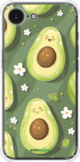 Силикон с усиленными углами чехол Авокадо для Apple iPhone 16e - 6380sp-3971 изображение 