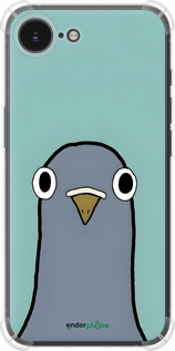 Силикон с усиленными углами чехол Голубь для Apple iPhone 16e - 6388sp-3971 изображение 