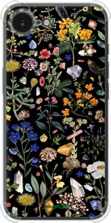 Силикон с усиленными углами чехол С цветами для Apple iPhone 16e - 6422sp-3971 изображение 