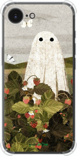 Силіконовий протиударний с посиленими кутами чехол Полуничні поля та привиди для Apple iPhone SE 4 - 6426sp-3652 изображение 