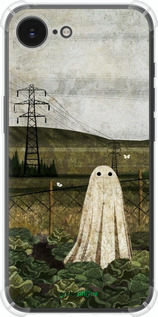 Силикон с усиленными углами чехол Иллюстрация призрак в капусте для Apple iPhone SE 4 - 6440sp-3652 изображение 