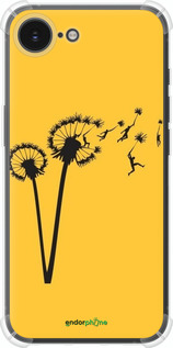 Силикон с усиленными углами чехол Минимализм одуванчики для Apple iPhone 16e - 6449sp-3971 изображение 