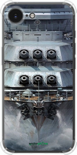 Силикон с усиленными углами чехол Линкор, world of tanks, wargaming, военный корабль для Apple iPhone SE 4 - 6453sp-3652 изображение 